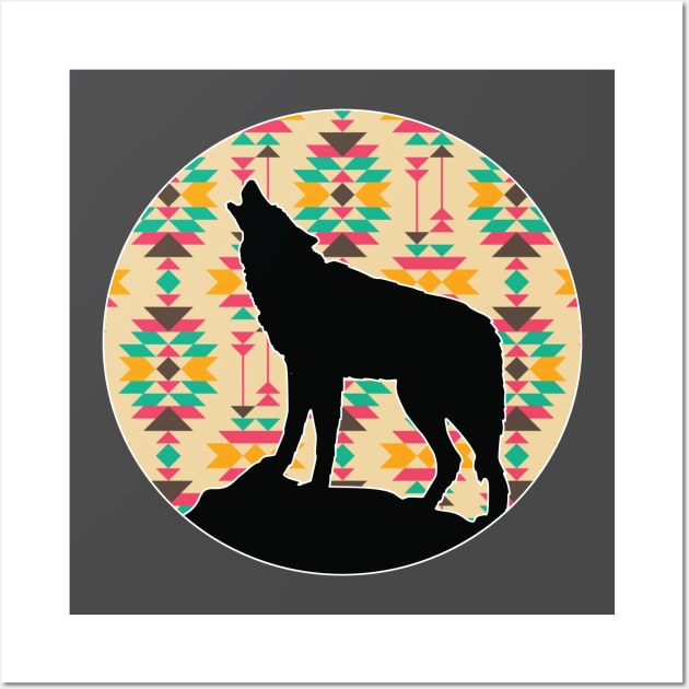 Wolf Pattern - 8 Wall Art by Brightfeather